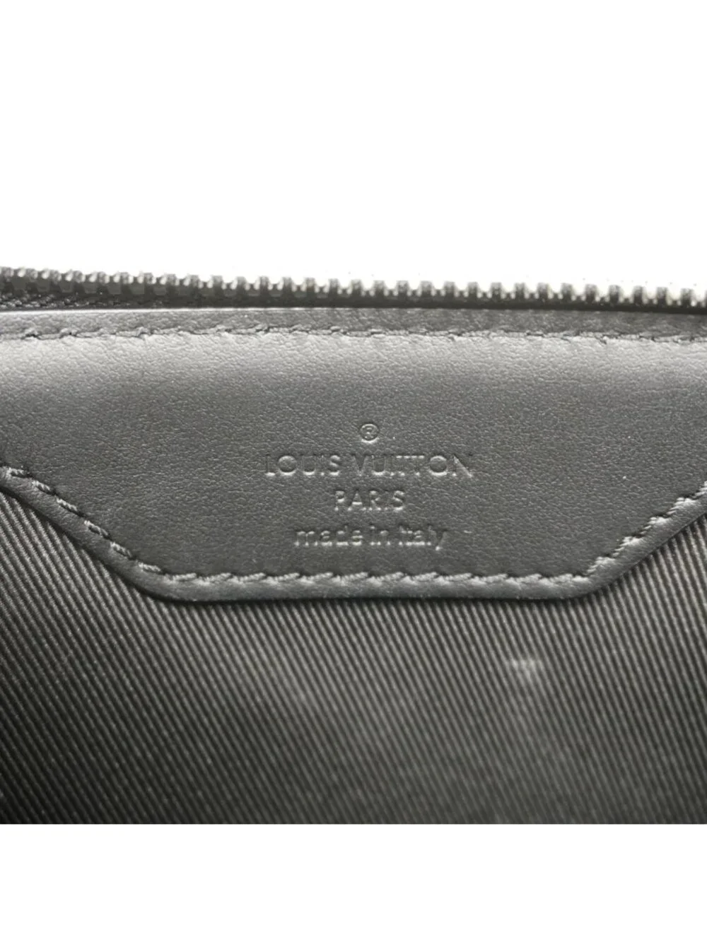 Louis Vuitton Handbag Monogram Eclipse Sac Plat Cross Black 2-Way Bag
